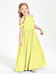 Dreamy Off the Shoulder Bridesmaid Gown for Junior Daffodil