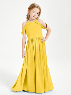 Dreamy Off the Shoulder Bridesmaid Gown for Junior Marigold