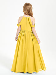 Dreamy Off the Shoulder Bridesmaid Gown for Junior Marigold