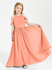 Dreamy Off the Shoulder Bridesmaid Gown for Junior Sunset