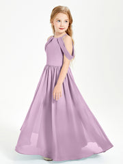 Dreamy Off the Shoulder Bridesmaid Gown for Junior Wisteria