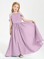 Dreamy Off the Shoulder Bridesmaid Gown for Junior Wisteria