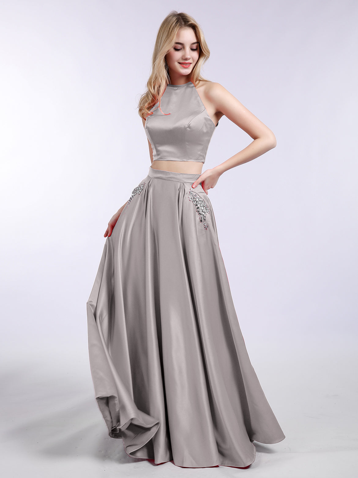 silver evening dresses uk Silver Prom Dresses – BABARONI UK