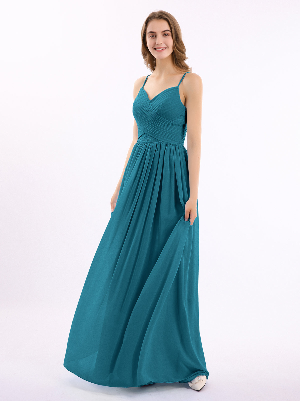 Shoestring strap hot sale maxi dress