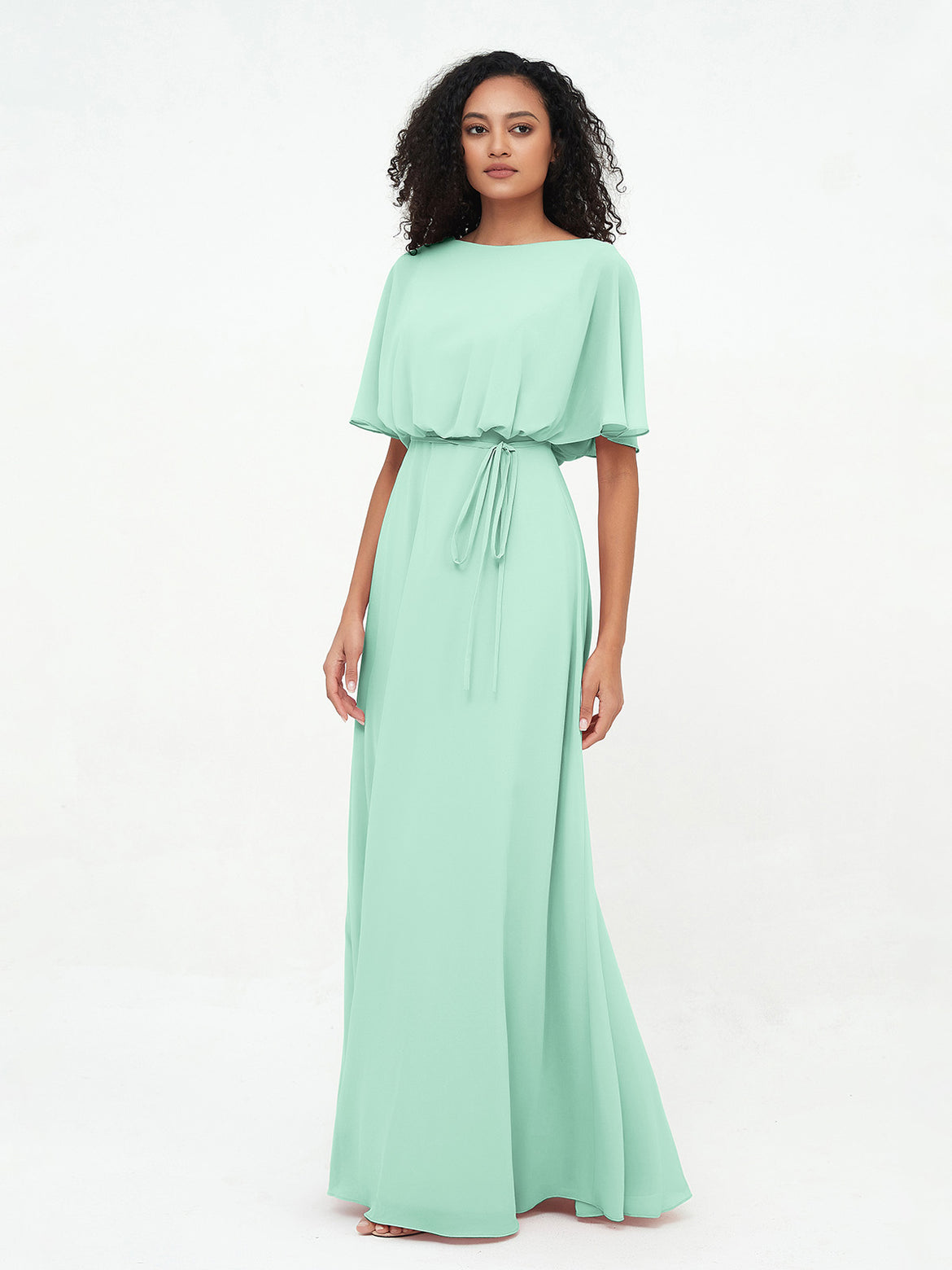 princess polly baby blue dress Made-to-Measure Bridesmaids Dresses main image 1
