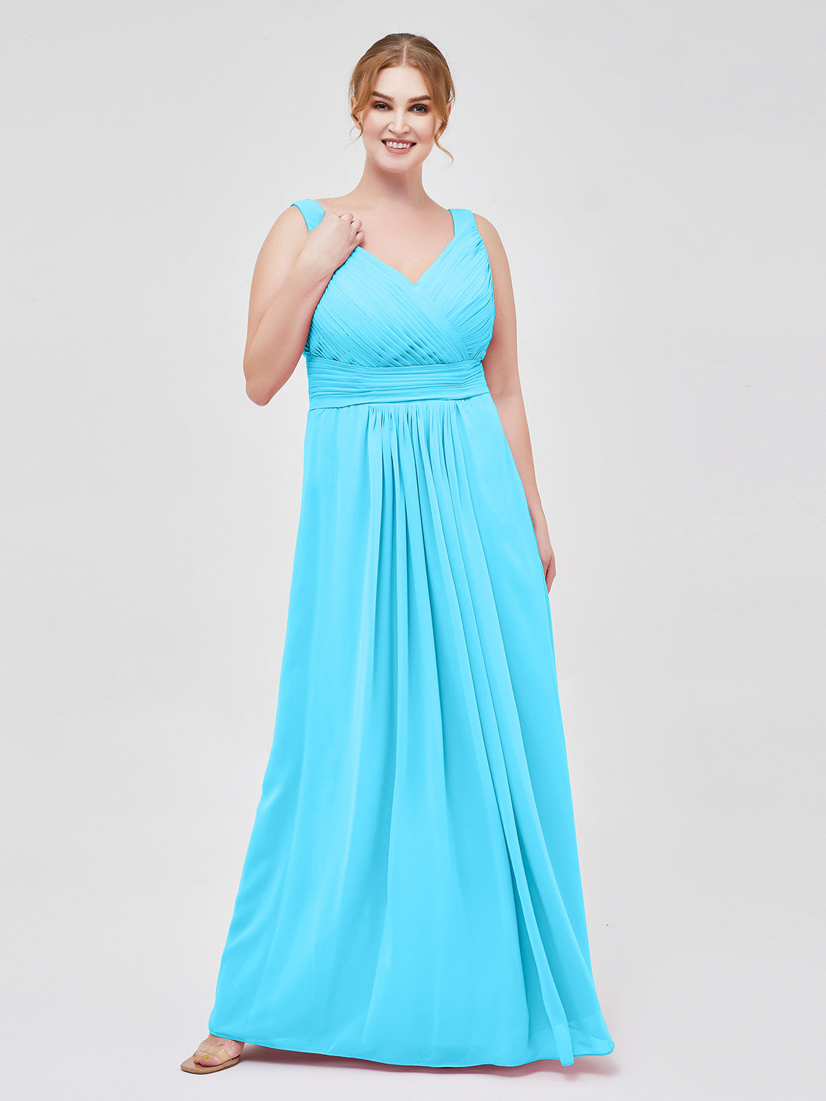 Light blue wedding dress plus outlet size