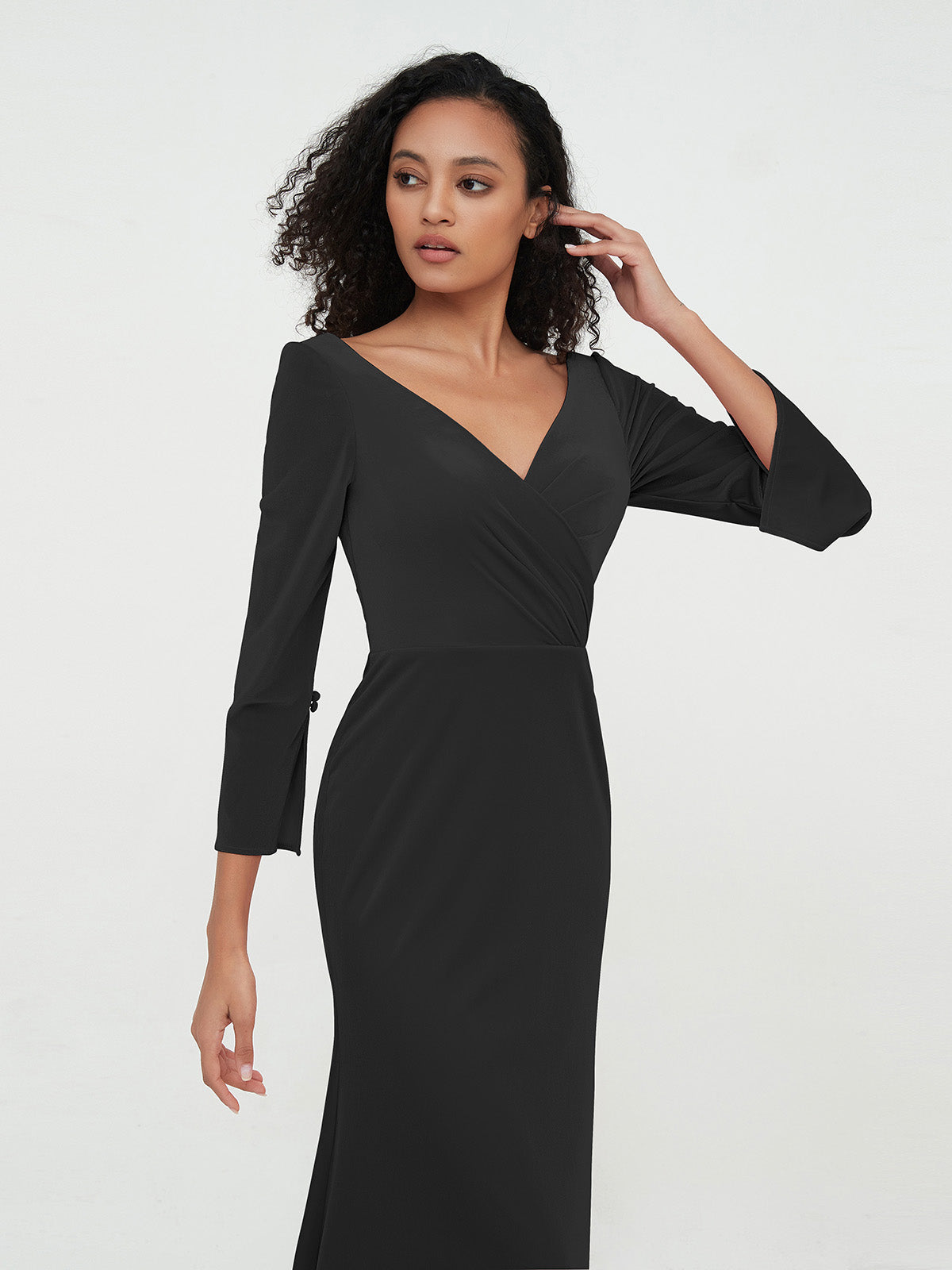 Black long hotsell sleeve dresses uk