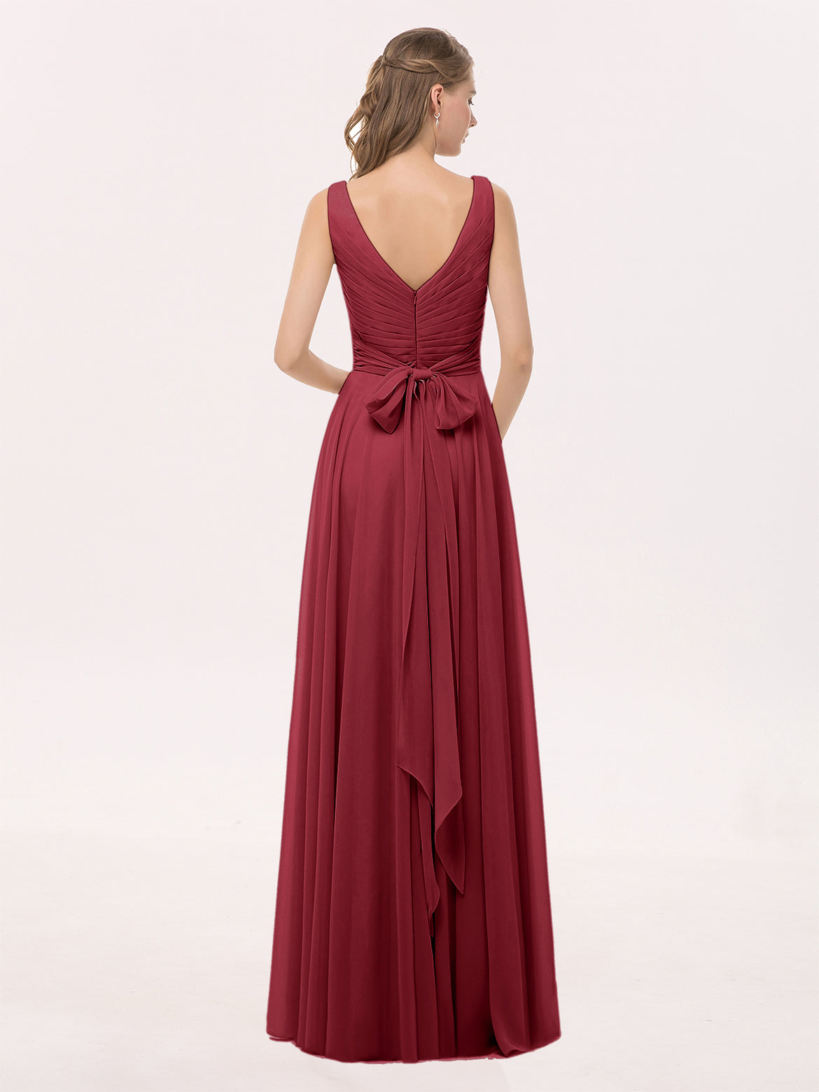 Burgundy Bridesmaid Dresses BABARONI UK Burgundy Bridesmaid Dresses BABARONI UK