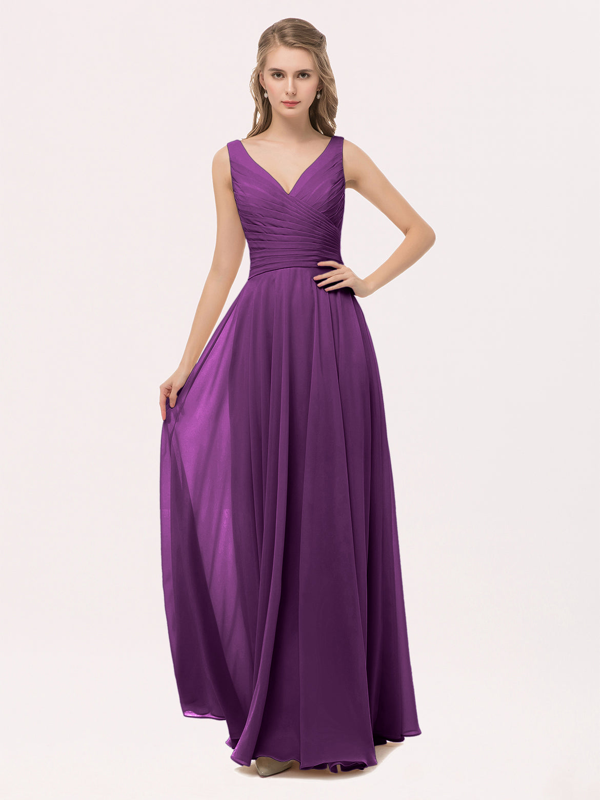 strapless open back dress Spahgetti Strap Asymmetric Hem Grape Long Prom Dresses 2019 ARD1885   SheerGirl