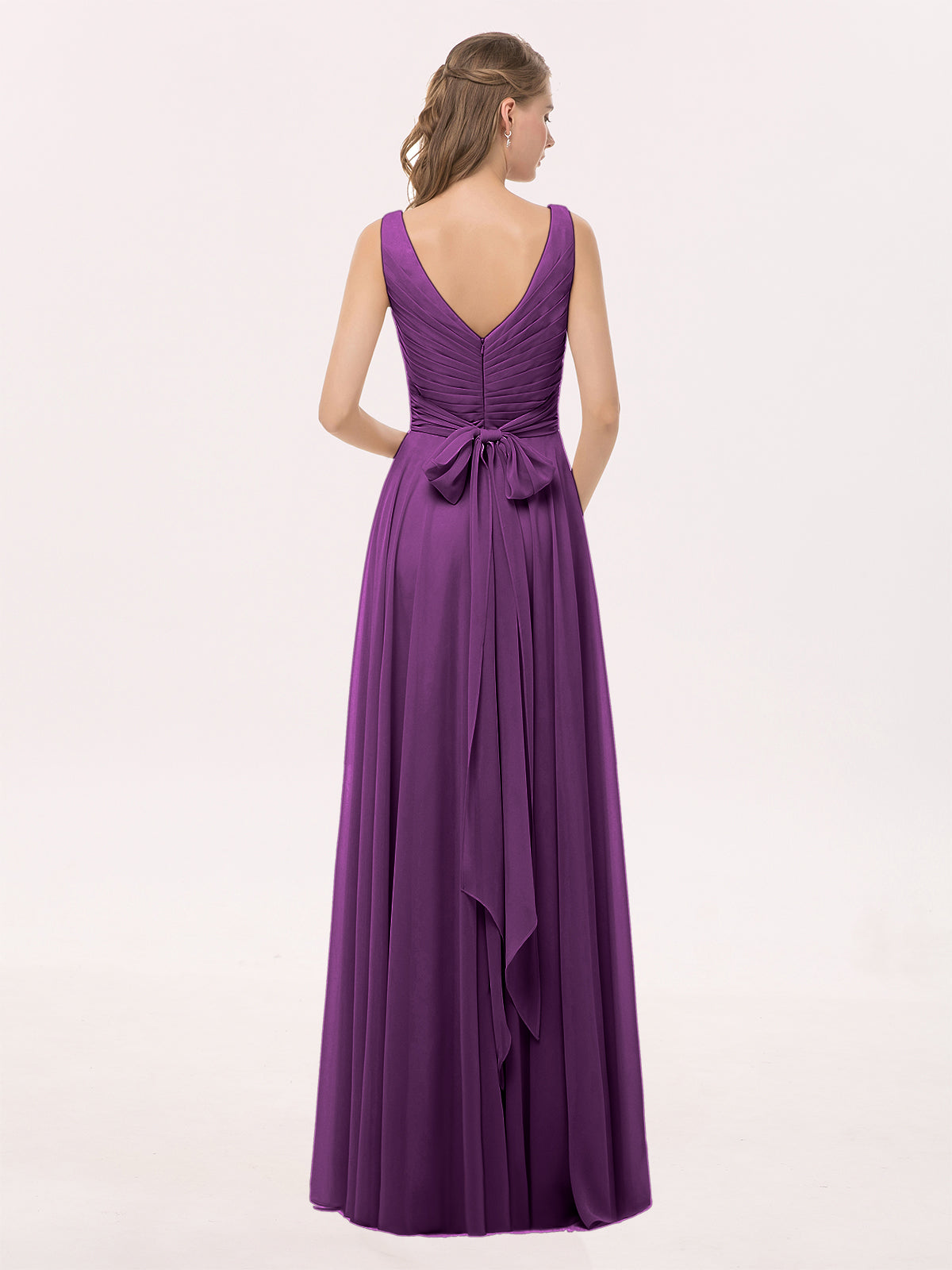 Grape bridesmaid dresses best sale