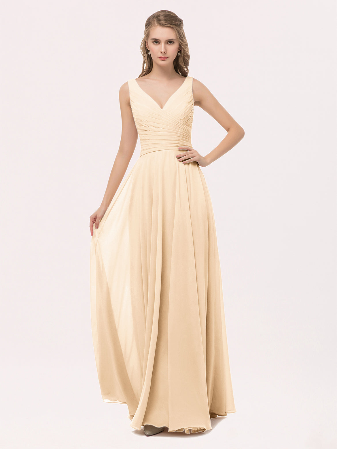 Soft and Romantic Peach Bridesmaid Dresses for Your Wedding BABARONI UK Soft and Romantic Peach Bridesmaid Dresses for Your Wedding BABARONI UK