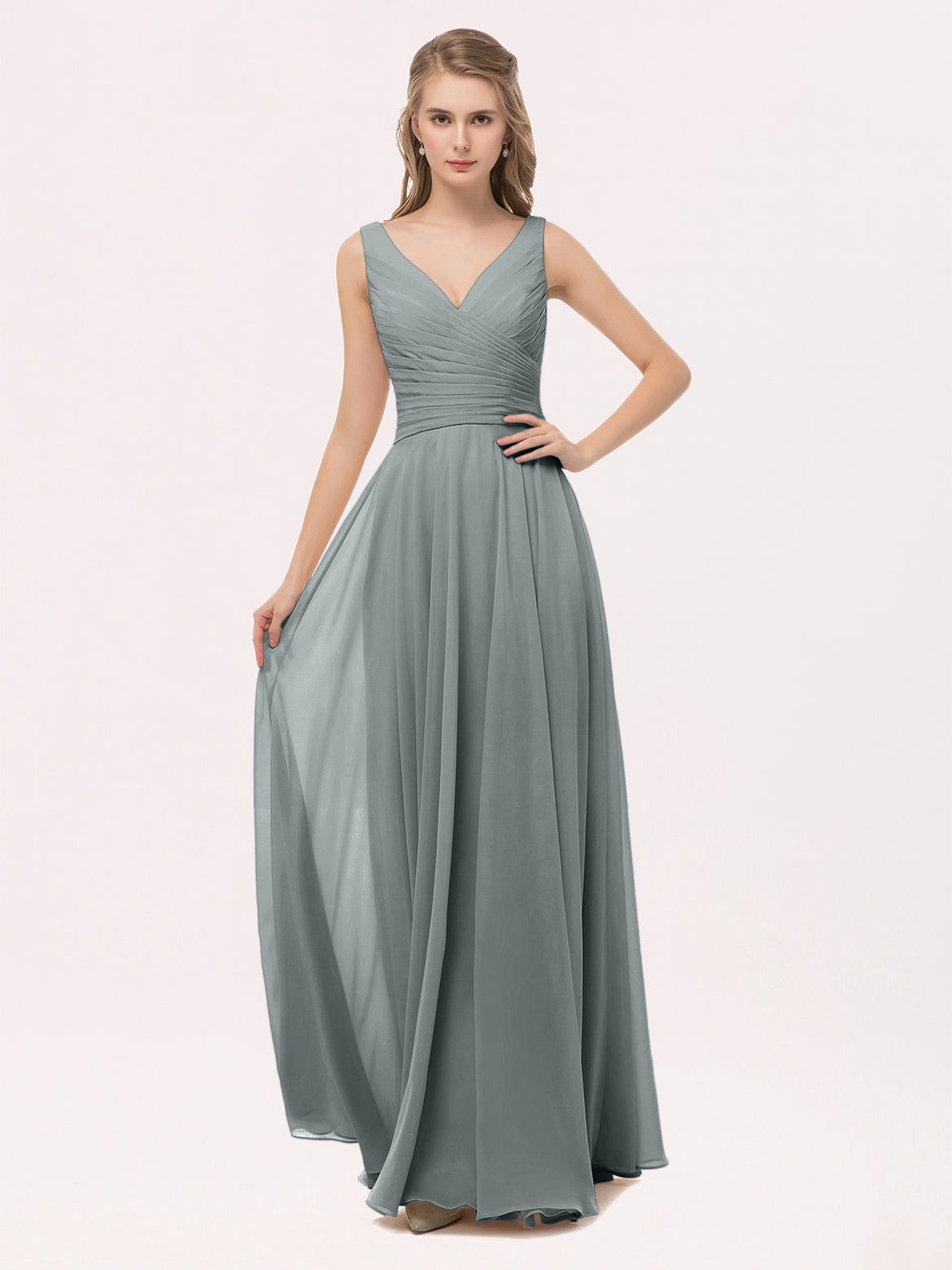 grey bridesmaid dresses uk Flesh Color Homecoming Dress A-Line V-Neck Sleeveless Backless Sequine —  Bridelily