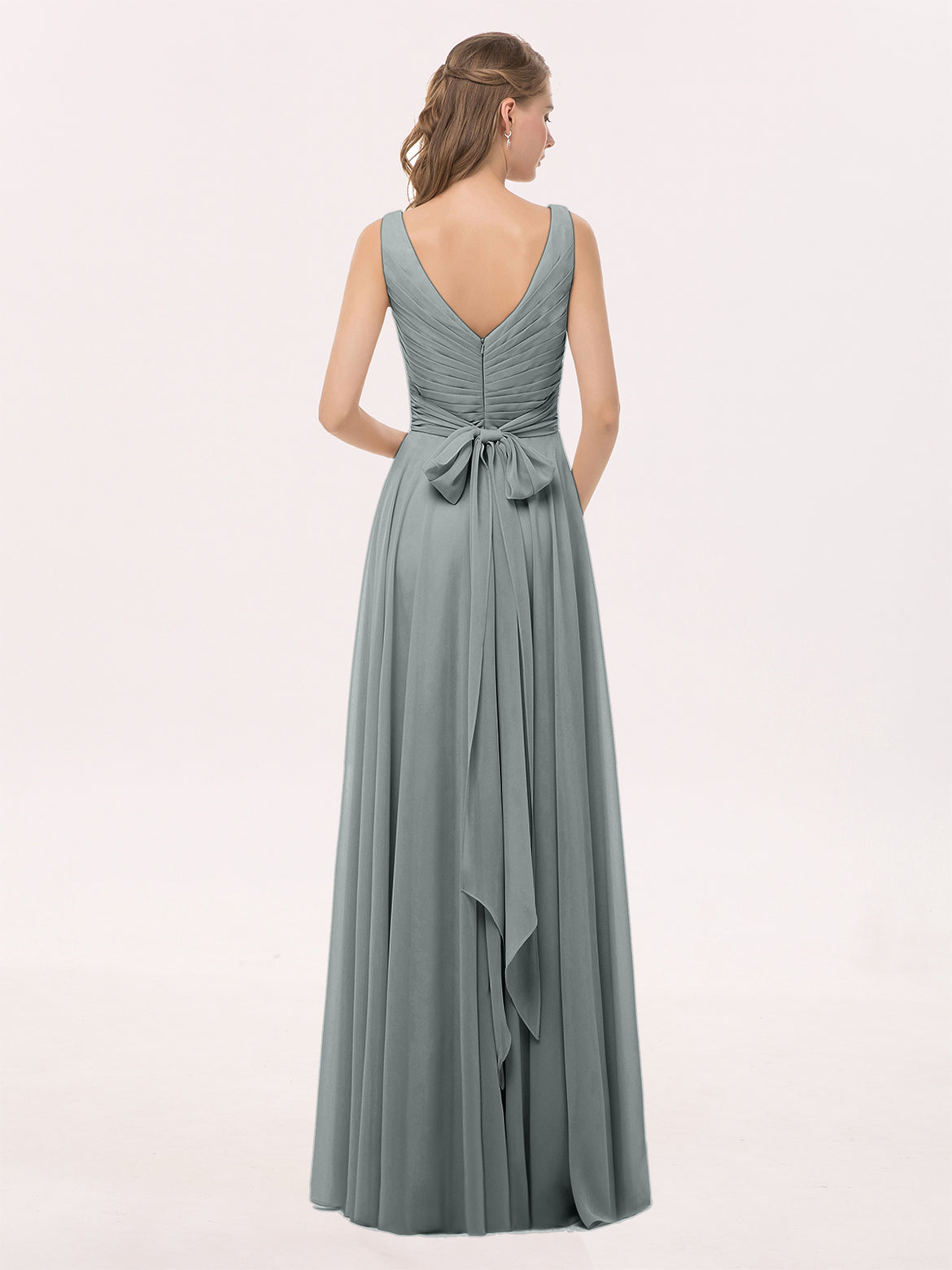 Stunning Steel Gray Bridesmaid Dresses for a Chic Wedding Party – BABARONI  UK