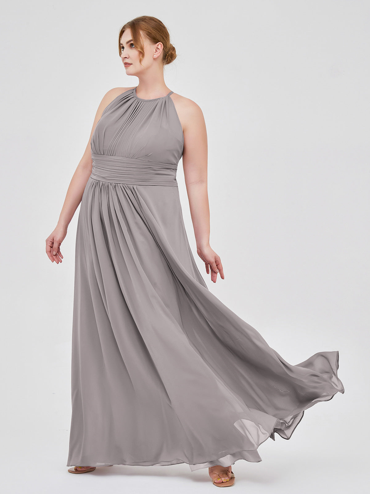 Long silver clearance plus size dresses