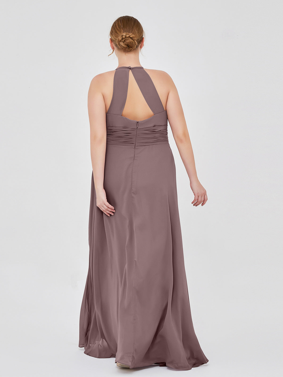 Mauve chiffon dress shop