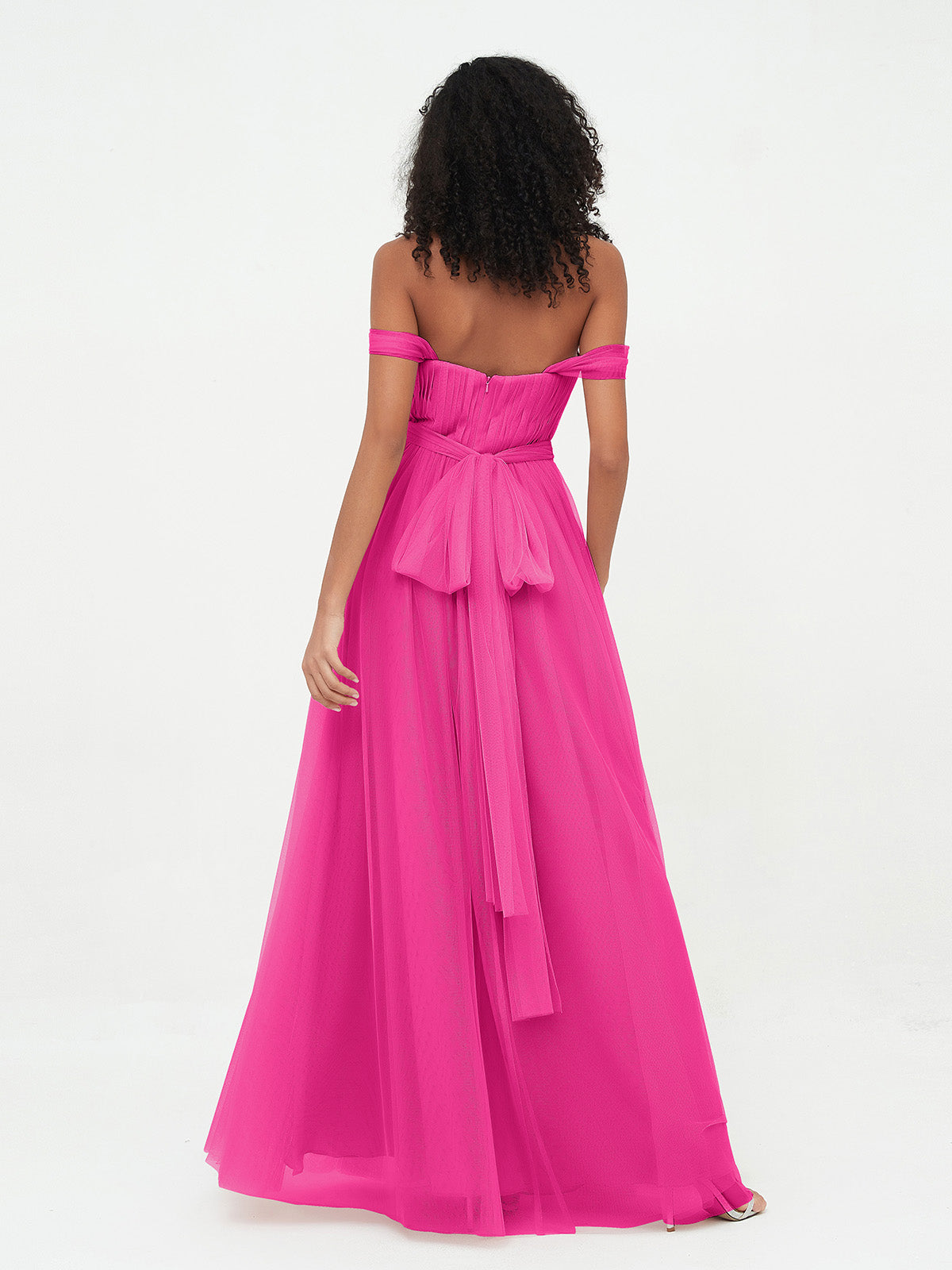 Fuchsia pink dresses uk best sale