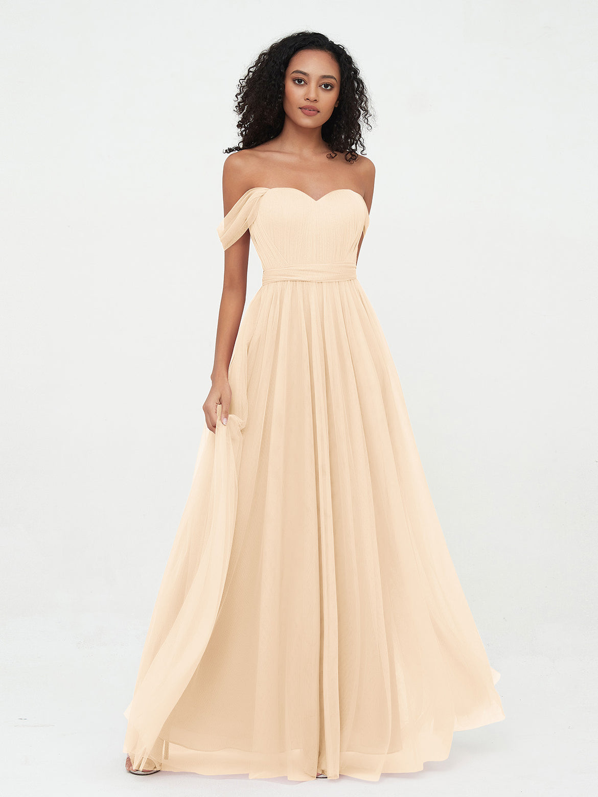 Soft and Romantic Peach Bridesmaid Dresses for Your Wedding – BABARONI UK