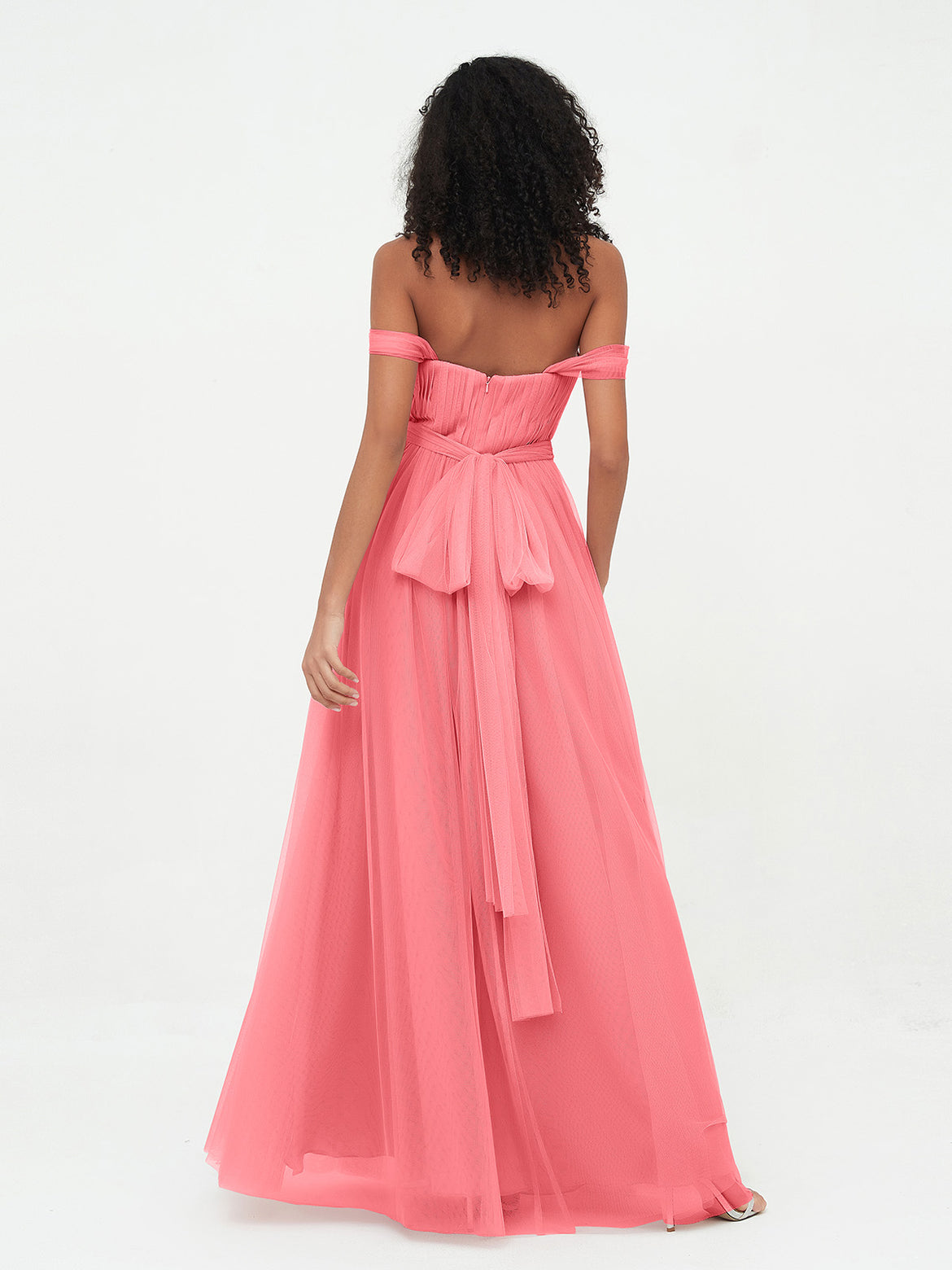 sachin and babi light blue dress Stunning Watermelon Bridesmaid Dresses for a Vibrant Wedding  BABARONI UK