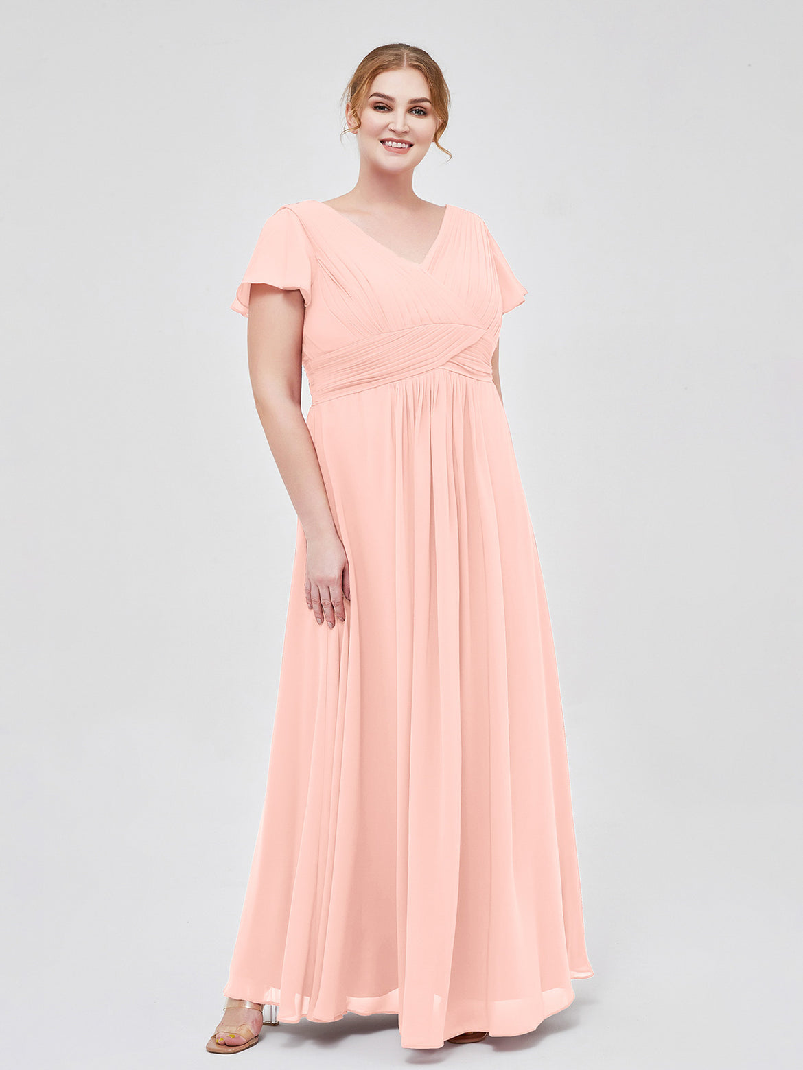 Coral Pink Bridesmaid Dresses BABARONI UK Coral Pink Bridesmaid Dresses BABARONI UK