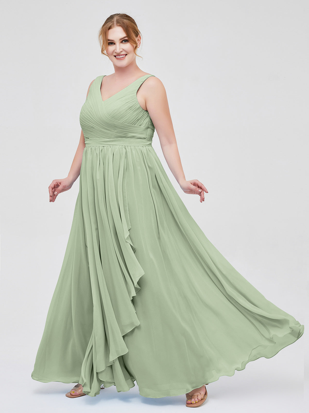 Long chiffon outlet gowns