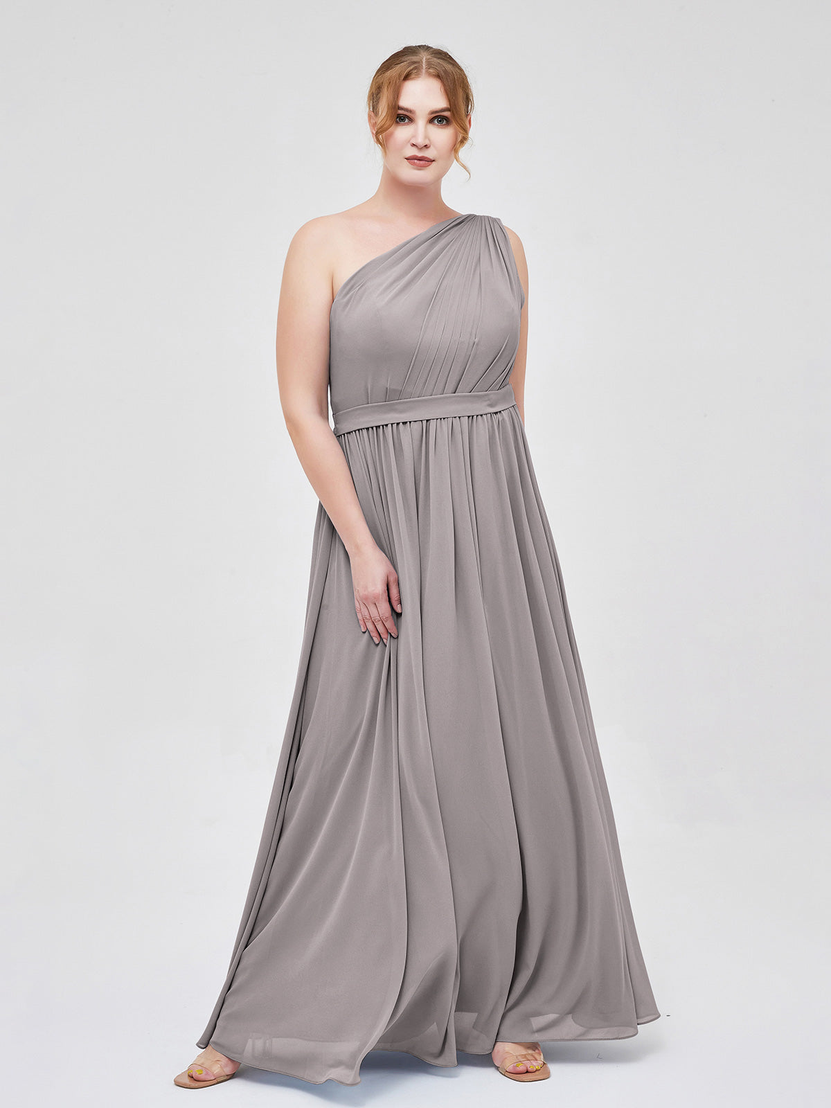 Silver dress sale plus size