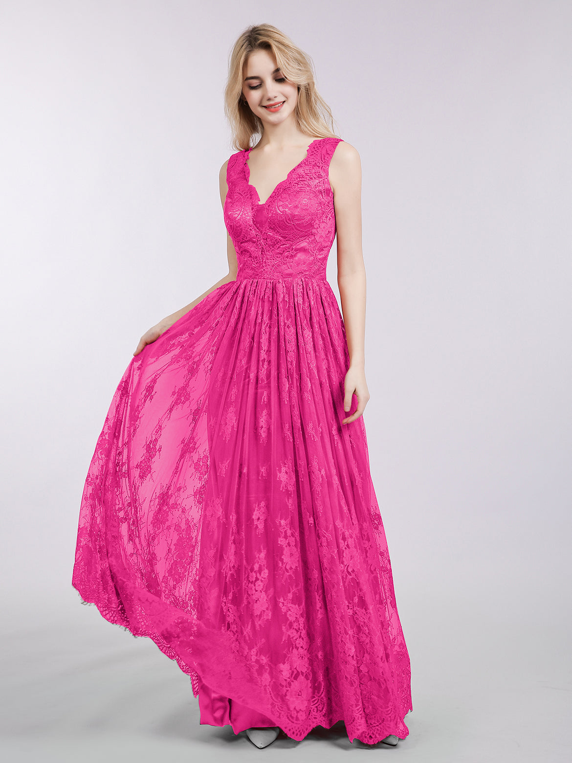 smart elegant dress code men Halterneck Thigh Split Chiffon Maxi Dress - Blush Pink