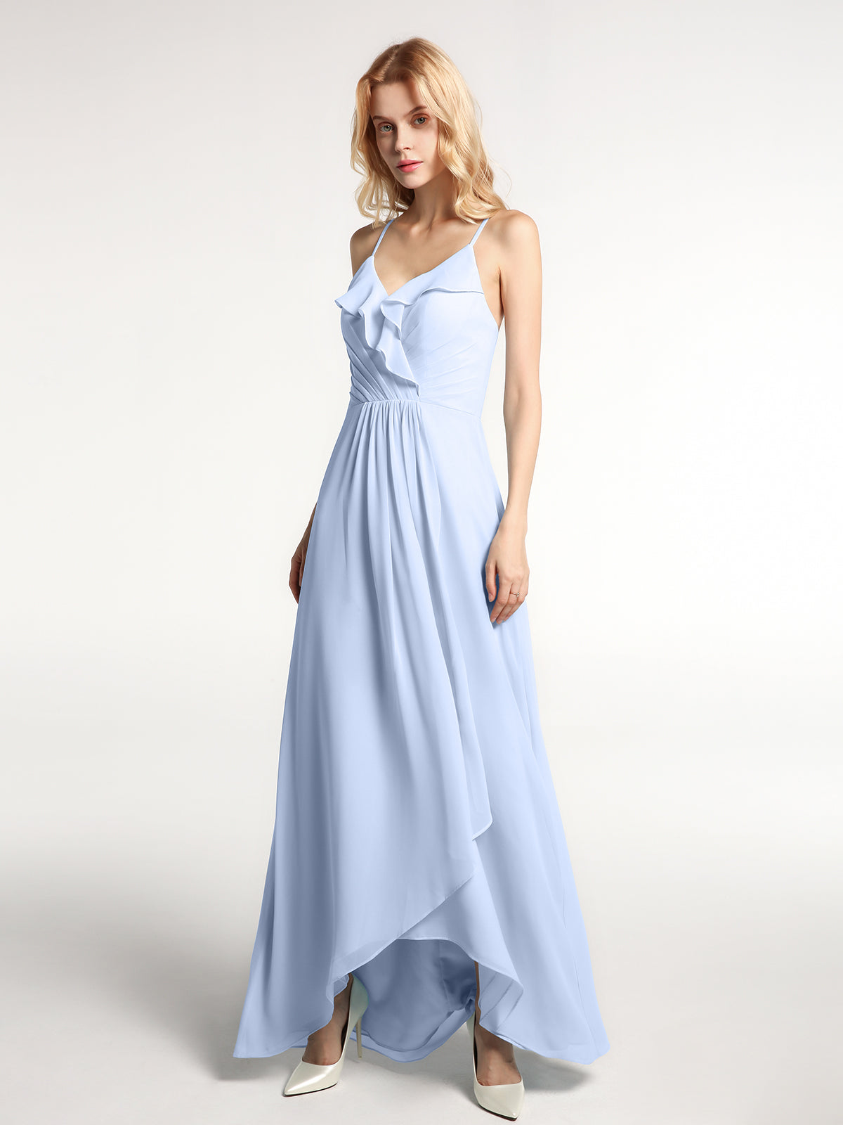 Sky blue clearance maxi dress uk