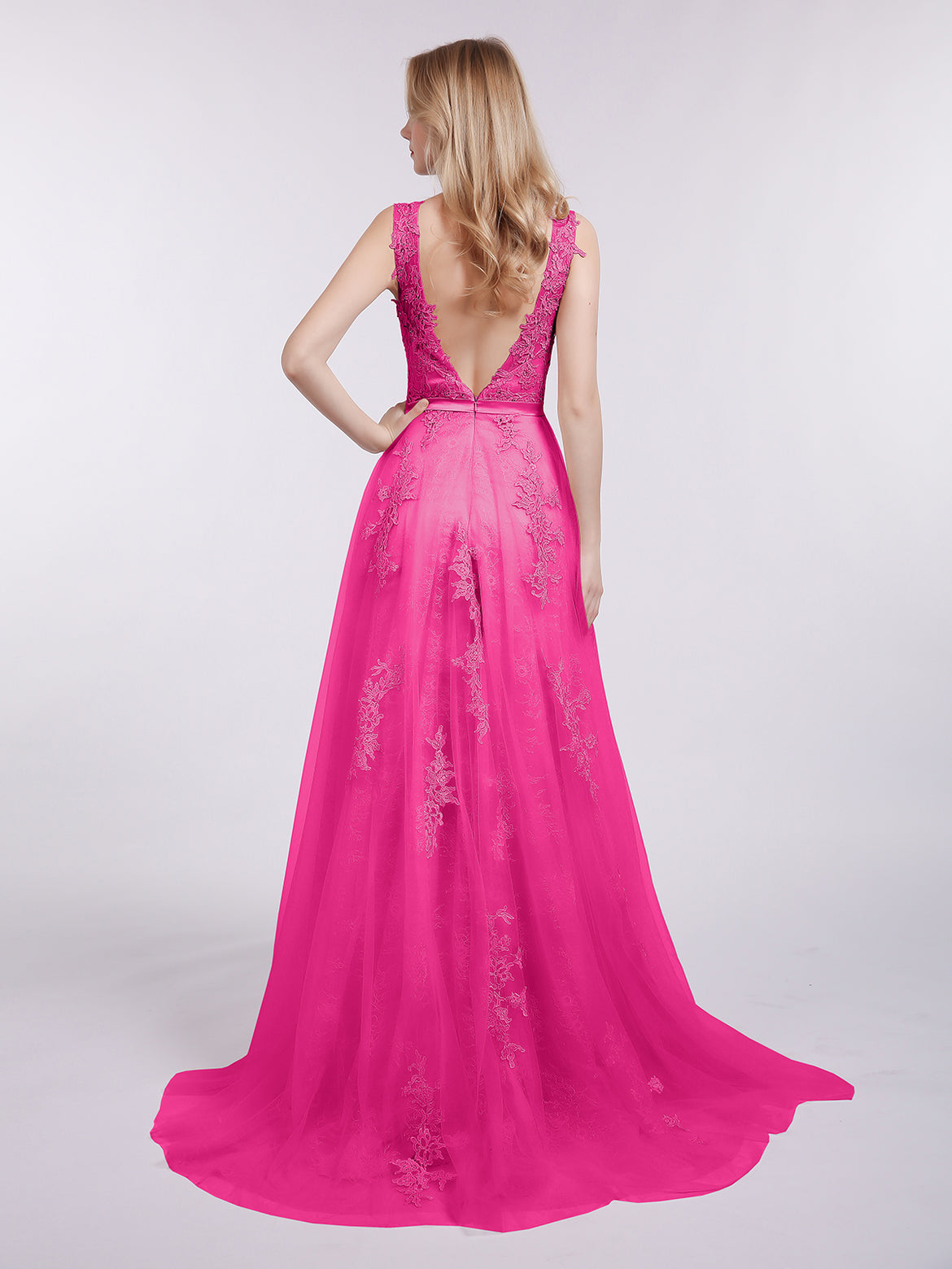 Fuchsia Prom Dresses BABARONI UK Fuchsia Prom Dresses BABARONI UK