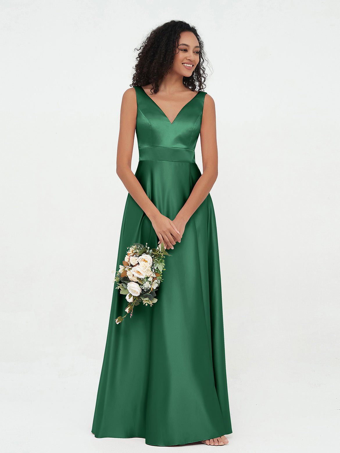 dark green bridesmaid dresses uk Dark Green Bridesmaid Dress,Lace Bridesmaid Dress,Full Length Bridesmaid Dress,BD00077, US22W / Blush Pink main image 0