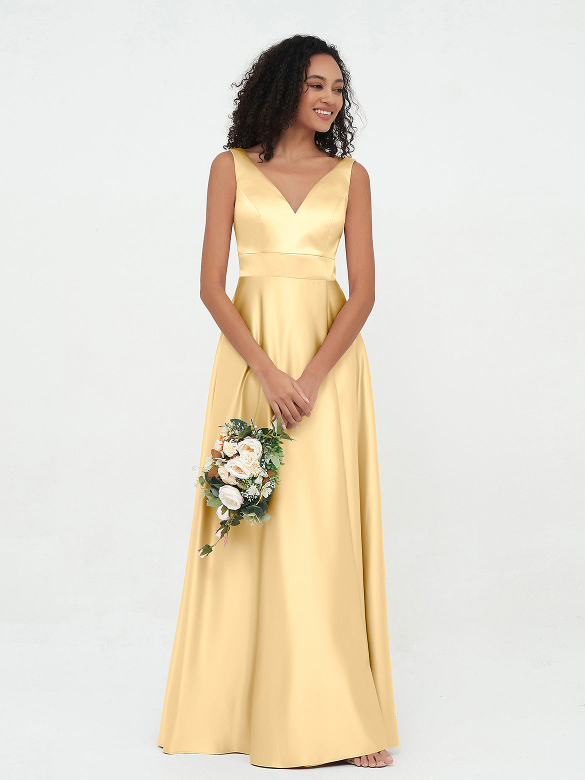 Shimmer and Shine in Gold Bridesmaid Dresses on Your Wedding Day  BABARONI  UK