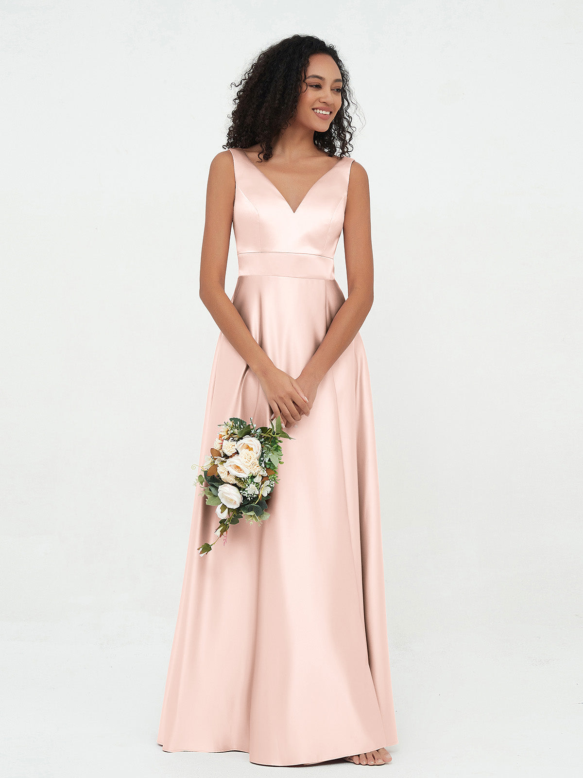 Pearl pink bridesmaid dresses uk best sale