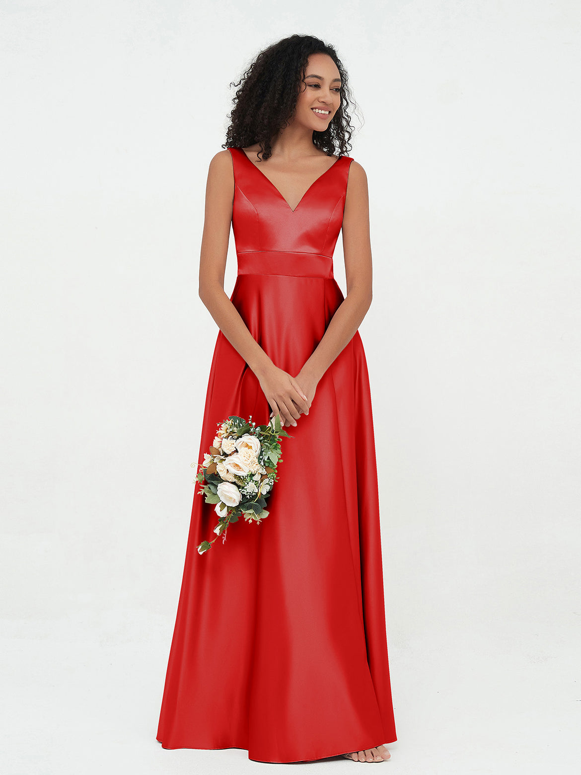 Bold and Beautiful Red Bridesmaid Dresses BABARONI UK Bold and Beautiful Red Bridesmaid Dresses BABARONI UK