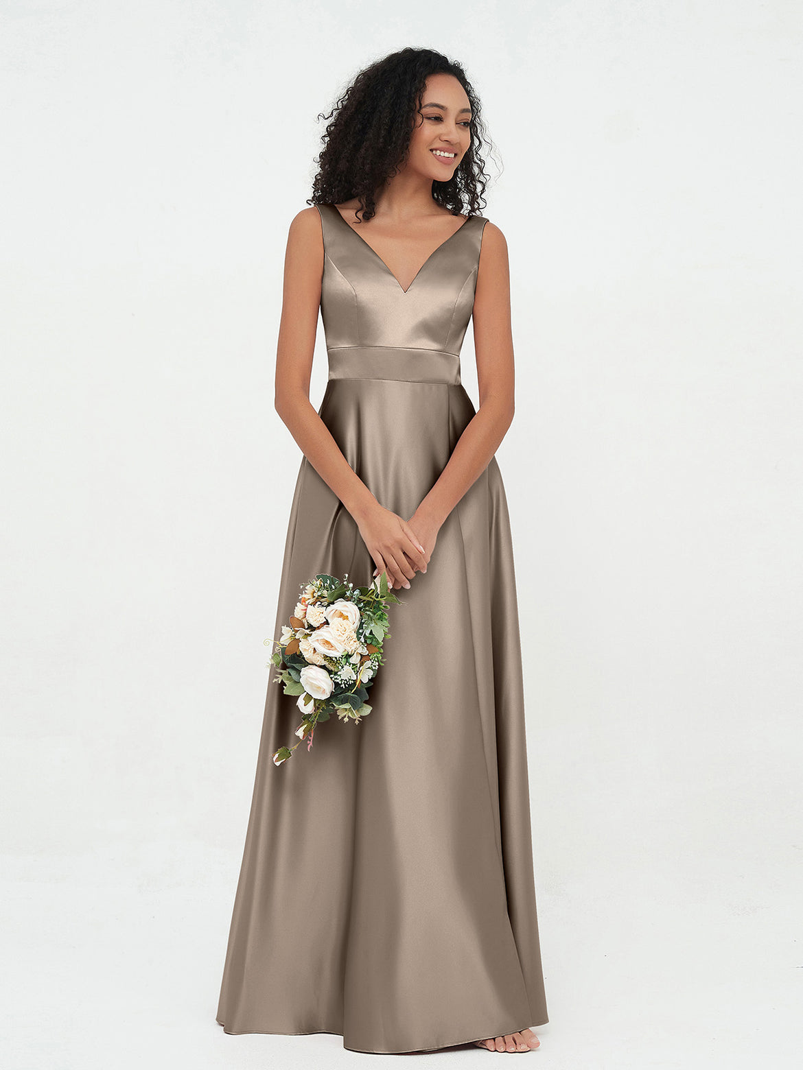 princess polly baby blue dress Taupe Bridesmaid Dresses