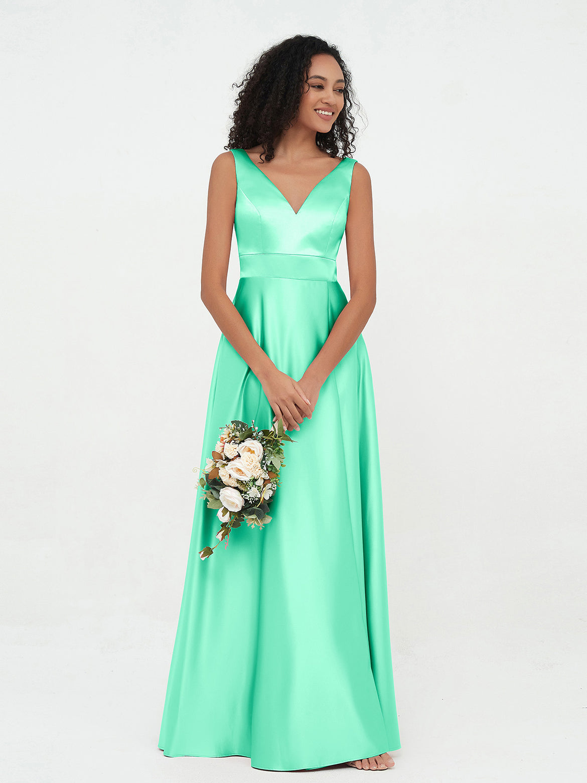 turquoise bridesmaid dresses uk Turquoise Wedding Bouquet / – Budget-Bride main image 0