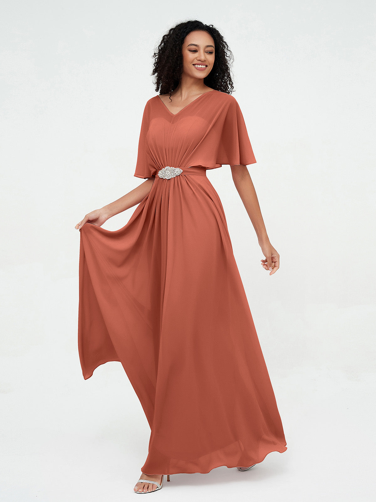 Rust coloured 2024 dress uk