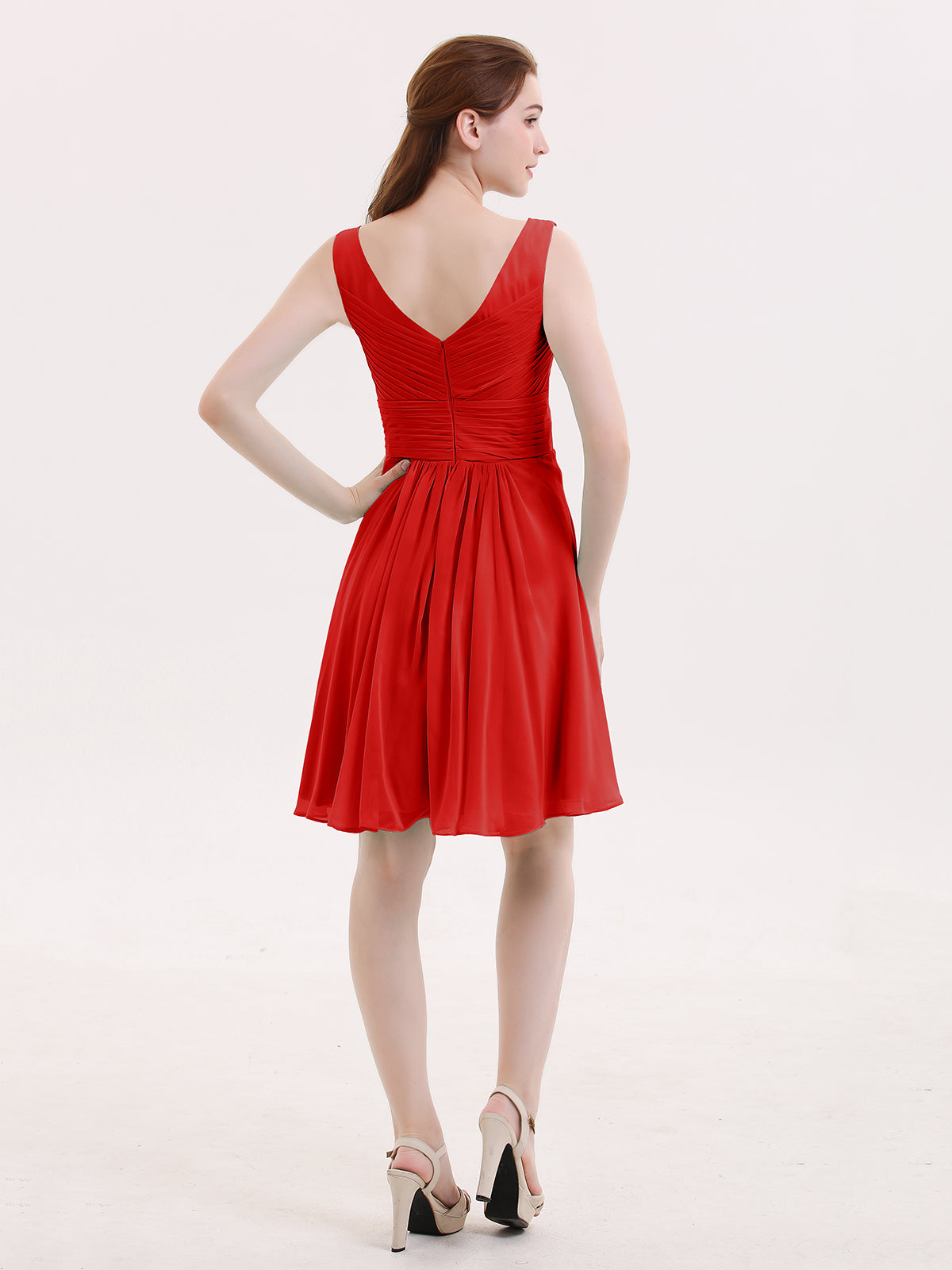 Short hot sale red frock