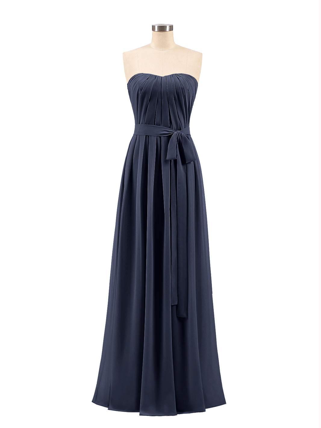 sachin and babi light blue dress Pewter grey 3 Panel long dress