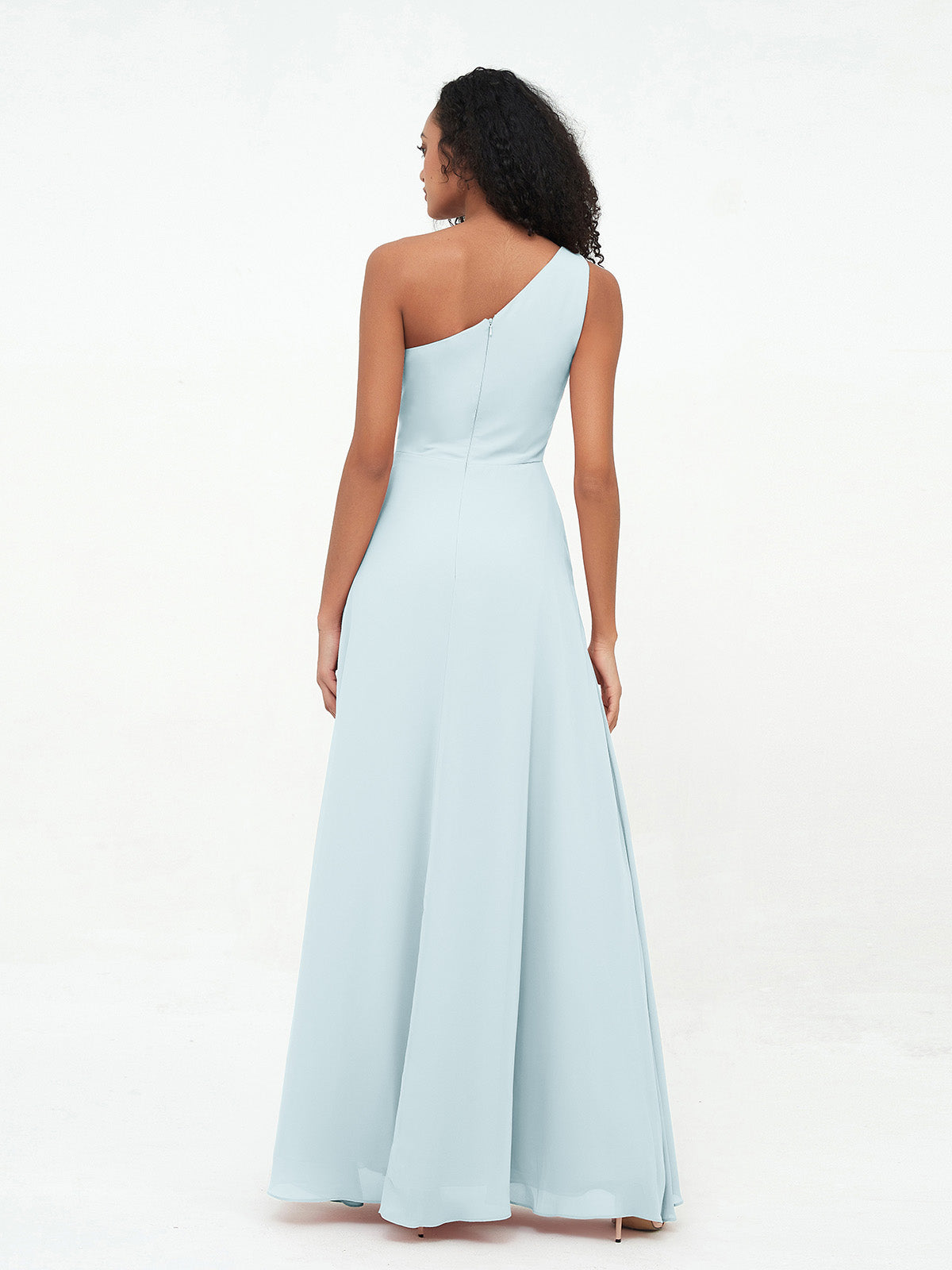 Mist color bridesmaid dresses best sale