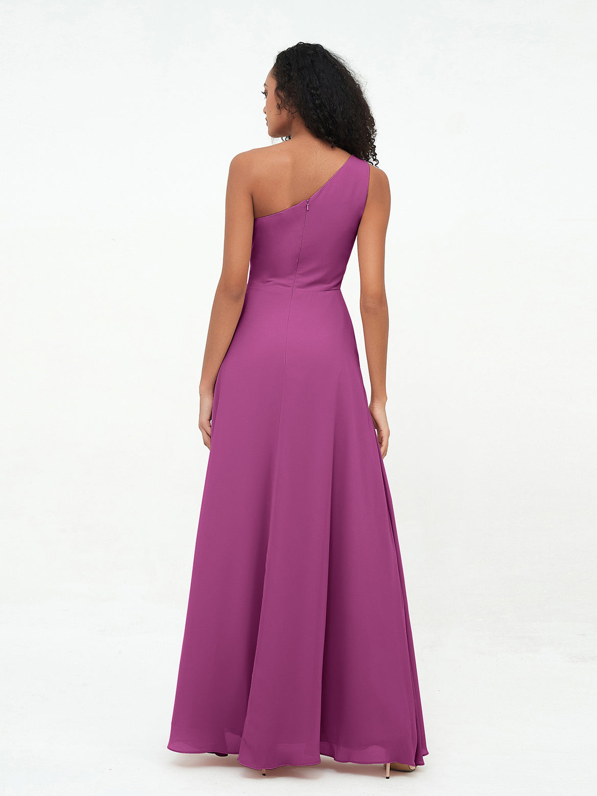 orchid bridesmaid dresses uk Racer Neck Satin Bridesmaid Dress