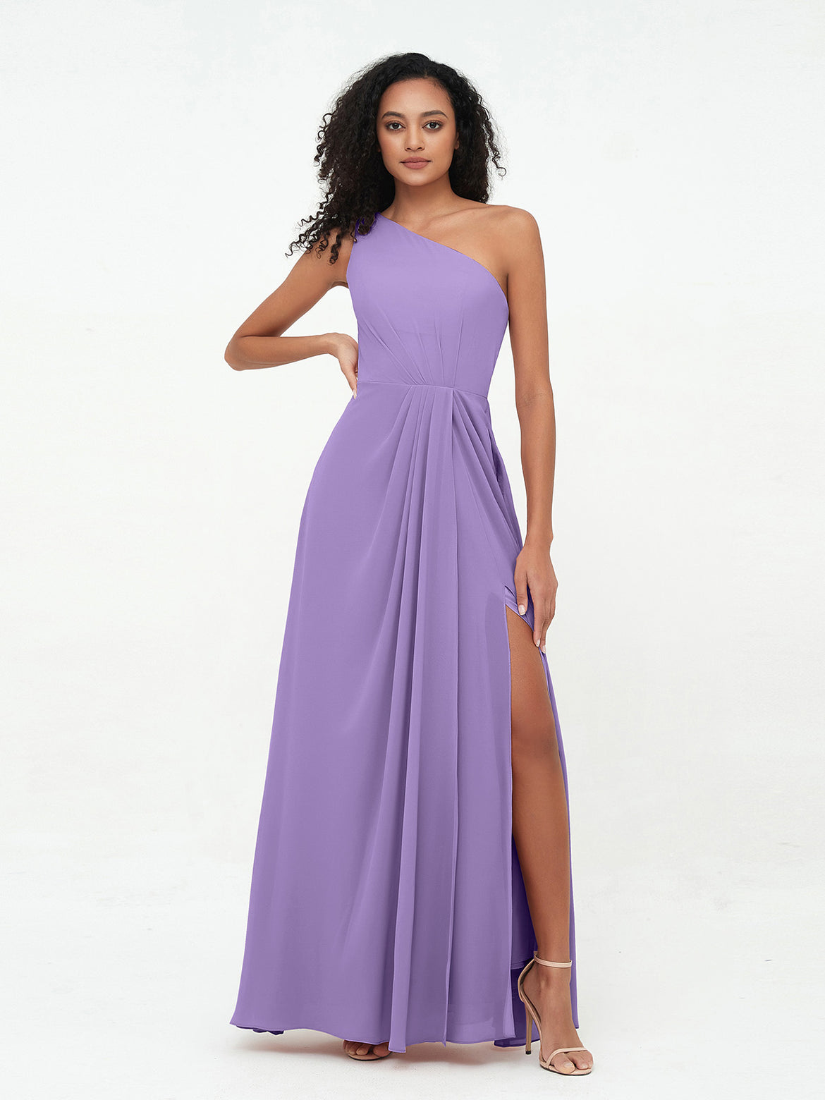 strapless open back dress ZAPAKA Women Tahiti Ruffle Wedding Party Guest Dress Spaghetti Straps  Chiffon Long Bridesmaid Dress with Slit – ZAPAKA NZ