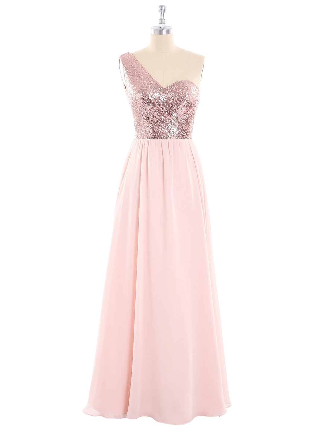 sachin and babi light blue dress TFNC Plus Bridesmaid chiffon maxi dress with flutter sleeve and embellished  waist in gray main image 0