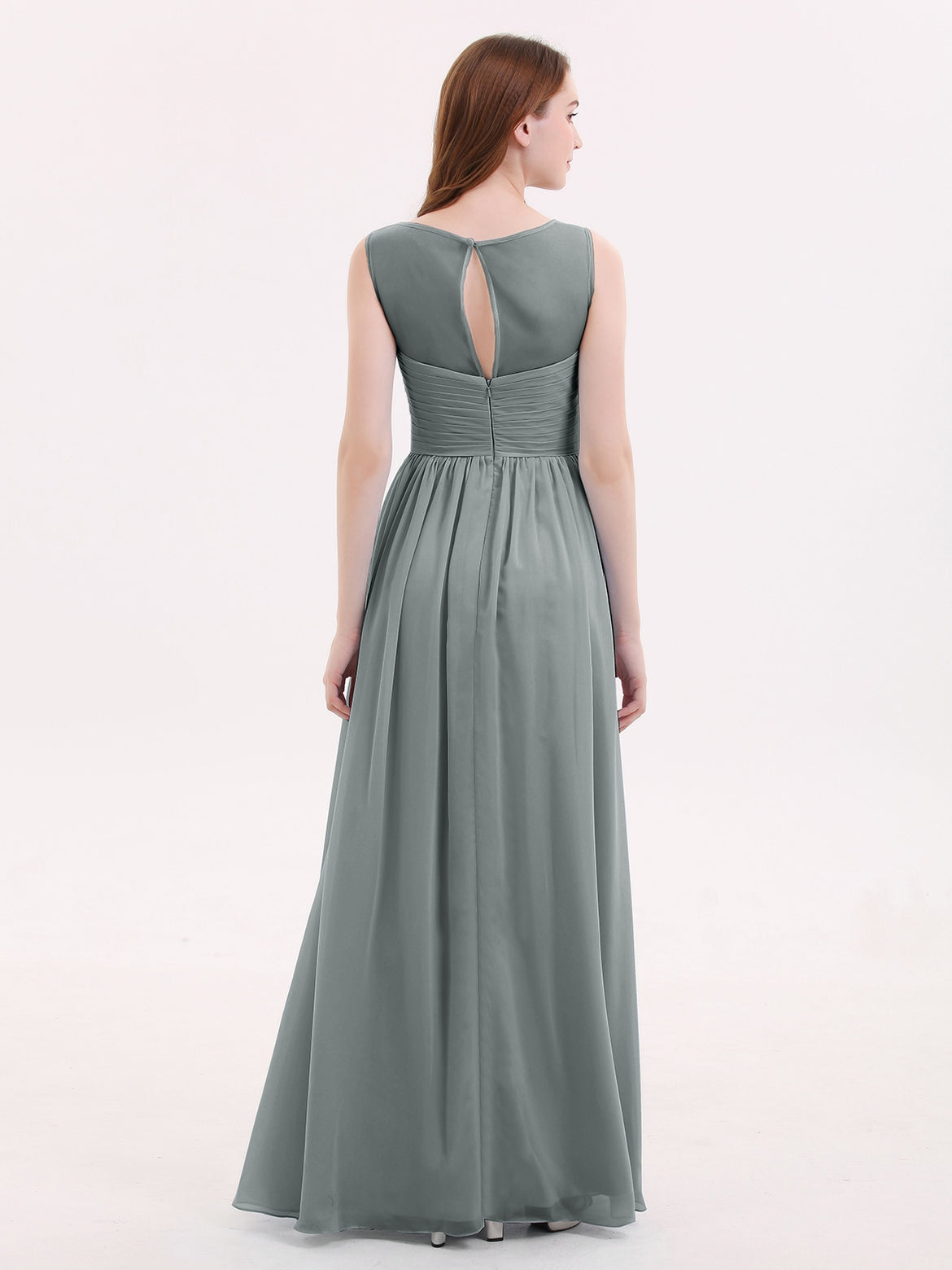 Stunning Steel Gray Bridesmaid Dresses for a Chic Wedding Party – BABARONI  UK